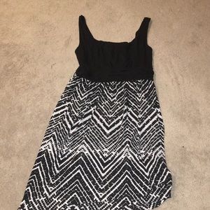 Black and white dress